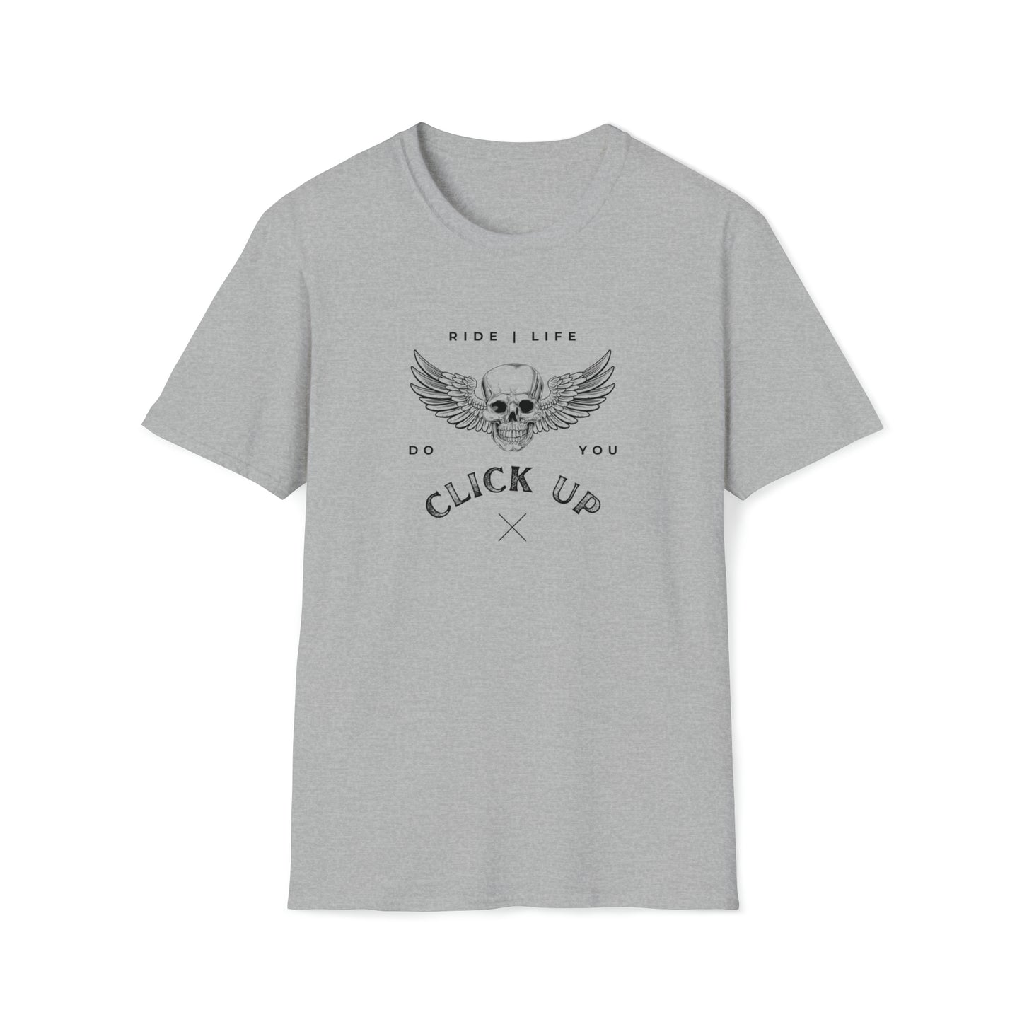 Embrace the Thrill of the Ride with Click Up Ride Life’s T-Shirt