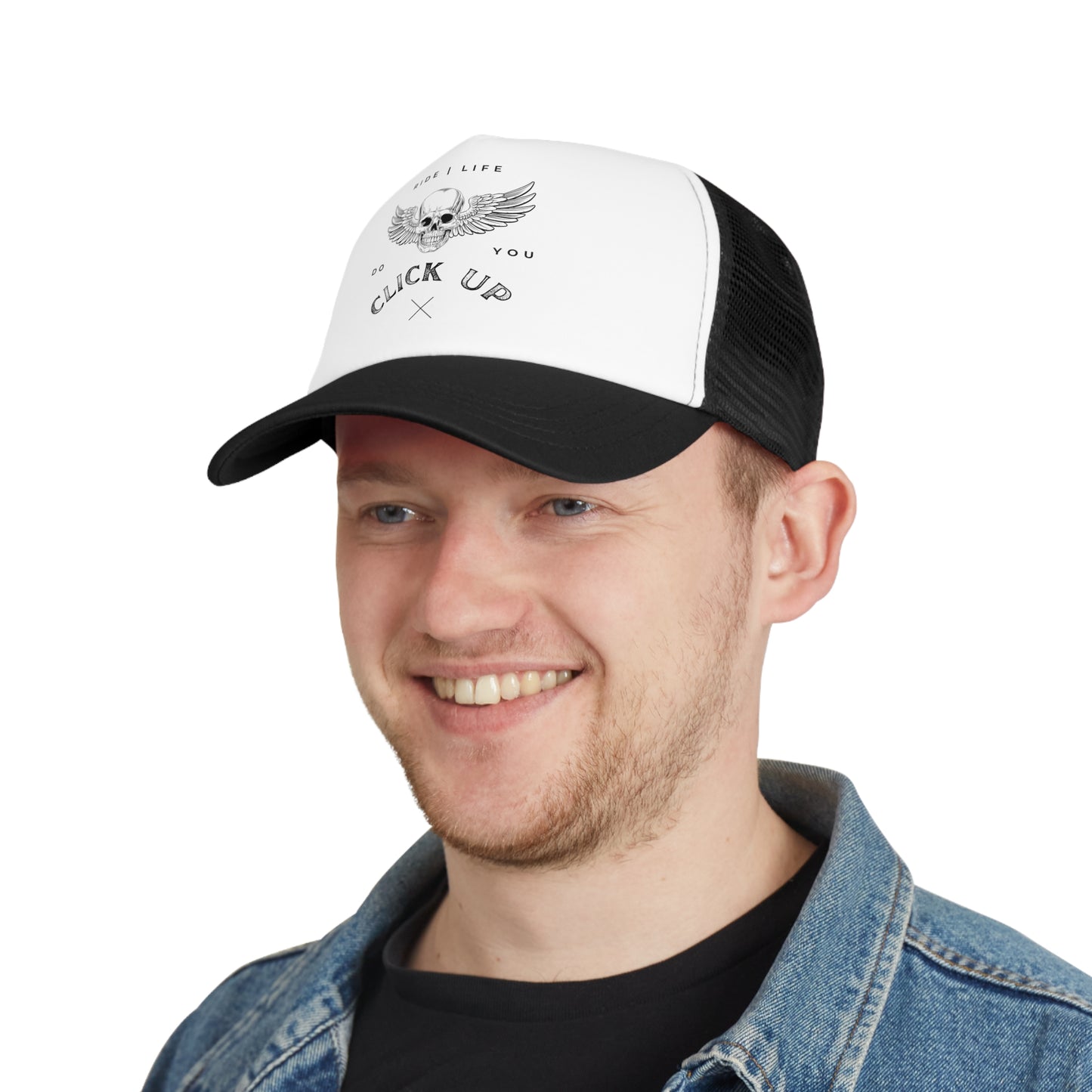 Click Up Ride Life Skull & Wings Hat