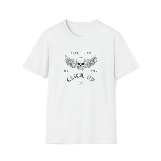 Embrace the Thrill of the Ride with Click Up Ride Life’s T-Shirt